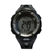 Aquaforce  Multi Function Black Strap Watch with Grey Bezel Digital