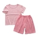 thumbnail image 1 of Odeerbi 1-12 Años Niños Niñas Pijamas de Algodón de Verano Manga Corta Tops Pantalones Cortos Conjunto Suave Estampado Ropa de Dormir Conjuntos de Pijama de Dos Piezas, 1 of 6