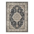 thumbnail image 3 of GENIMO 5'x7' Area Rug for Living Room, Machine Washable Non Slip Low Pile Rug for Bedroom Dining Room, Distressed Persian Diamond, ONYXBLOOM, 3 of 5