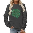 thumbnail image 5 of Guluxicc Sweatshirts for Women Casual Long Sleeve Graphic Printed Shirts St. Patrick's Day Pullover Tops, S, 5 of 6