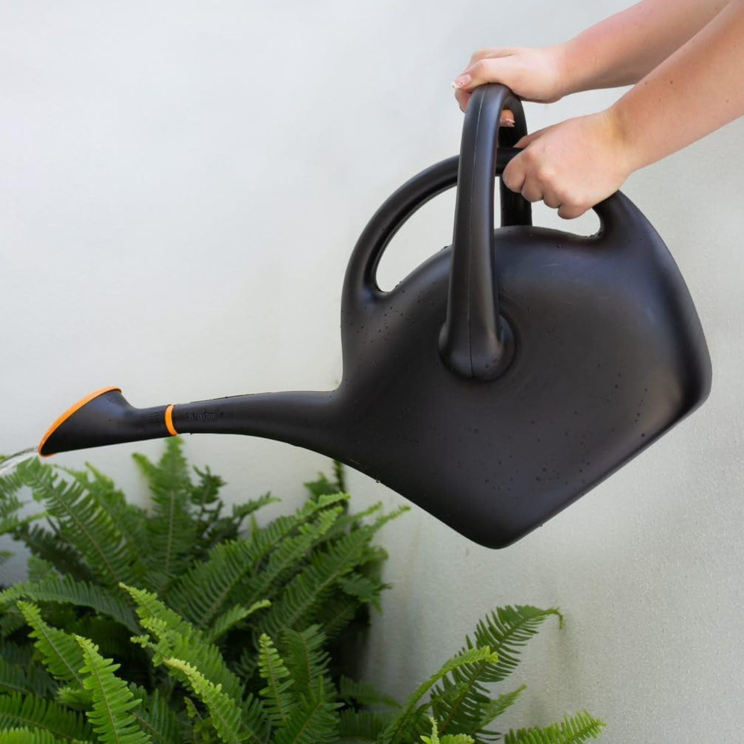 RWYP Easy Pour Watering Can, 2.6 Gallon, Black (20-47287CP)