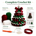 thumbnail image 6 of DIY Crochet Christmas Tree Kit – Handmade Holiday Decoration Set, Christmas Tree Crochet Kit, is A Christmas Gift for Handicraft Enthusiasts, 6 of 8