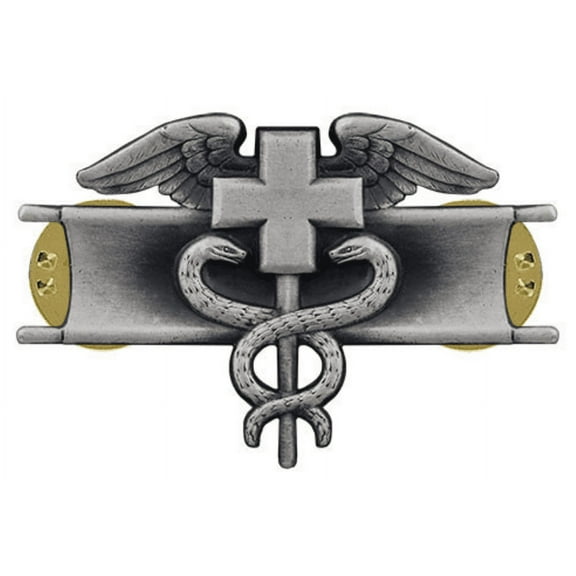 Army Field Medical Expert Badge (Oxidized Finish)