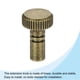 thumbnail image 3 of Uxcell 2Pcs Reemplazo del Botón de Encendido/Apagado de la Lámpara de Latón, Botón de Interruptor de Luz de Bronce, 3 of 6