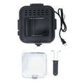 thumbnail image 2 of Pyhodi Electric French Fries Fryer, 2.5L 1000W, Temperature Adjustable Square Stainless Steel Removable Basket Electric Deep Fryer, for Fried Chicken Shrimp French Fries, 2 of 8