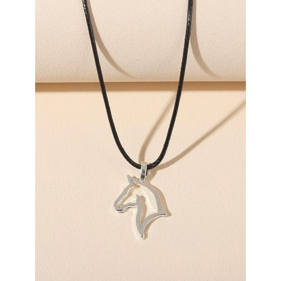 QQTDFG Horse Pendant Necklace Jewelry for Women Gift for Her Necklace Accessories-default