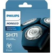 Philips Norelco Shaving Heads for Shaver Series 7000 and Angular-Shaped Series 5000, 1 Pack, 3 Pieces SH71/52