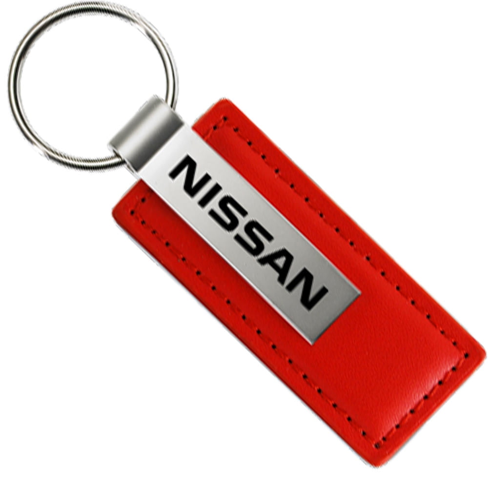 AUGD5723 Licensed Red Leather Keychain for Honda S2000 