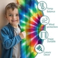 thumbnail image 3 of Blackout Kids Curtains,Colorful Rainbow Tie Dye Spiral Pattern Childrens Insulated Curtains Set Of 2,Bedroom Essentials,Toddler Room Decor 42"x54", 3 of 5