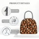 thumbnail image 4 of Easygdp Christmas Gingerbread Cookies Bolsa de Almuerzo Insulada Grande, Forro de Aluminio, Diseño Espacioso, a Prueba de Fugas, Ideal para Trabajo, Picnics, Viajes y Actividades al Aire Libre, 4 of 6