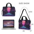 thumbnail image 3 of FORMRS 16" Laptop Sleeve Bag Carrying Case with Handle Travel Shoulder Briefcase, Night Neon Road, 3 of 8