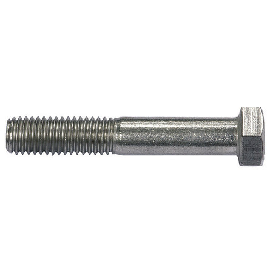 Medium-Strength Grade 5 Steel Hex Head Screw 3/4-10 Thread Size Zinc-Plated 2-1/2 Long 