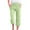 Green, variant on Baggy Capris Pants for Women New Fashion Womens Casual Color Elastic Loose Pants Straight Wide Leg Trousers with Pocket Purple 5XL