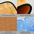 thumbnail image 3 of SKYSONIC Hello Fall Pumpkin Kitchen Rugs Set of 2, Yellow Grides Floor Runner Area Rug Washable Carpet Mat Perfect for Living Room Bedroom Entryway, 3 of 7