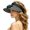 Black, variant on Solar Powered Wide Brim Ventilated Sun Hat With Built In Fan for Outdoor Summer Activities