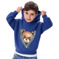 thumbnail image 2 of Asxite Toddler Tops Long Sleeve Print Hoodie Casual Loose Fall Winter 2-7 Y, 2 of 7