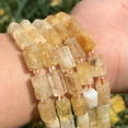 thumbnail image 5 of HOOUN Natural Cylinder Shape Faceted Aquamarines Loose Beads For Jewelry Making 7.5''-Hawks Eye, 5 of 8