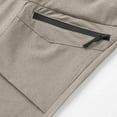 thumbnail image 4 of Plebaso Men's Capri Pants Drawstring Elastic Waist Hiking Pants Mens Baggy 3/4 Pants with Zipper Pockets, 4 of 5
