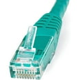 thumbnail image 5 of StarTech 10ft CAT6 Ethernet Cable - Green CAT 6 Gigabit Ethernet Wire -250Mhz 100W PoE RJ45 UTP Molded Network Patch Cord with Strain Relief (C6PATCH10GN), 5 of 9