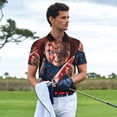 thumbnail image 4 of Lsque Chucky Pattern Golf Shirts for Men Dry Fit Print Moisture Wicking Performance Short Sleeve Polo Shirt-XX-Large, 4 of 7