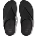 thumbnail image 4 of FITFLOP Women's Lulu Leather Toepost, Color: Black, Size: 6.5 (I88-001-045), 4 of 5