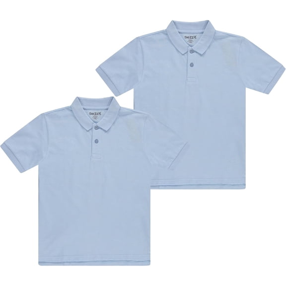 Sezzit Boys Polo 2-Pack: Premium Comfort and Timeless Style - Perfect for School, Playdates, Church, Birthdays.