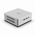 thumbnail image 1 of Minisforum UN100L Mini PC / Mini Computer with 16GB RAM & 512GB SSD, 4 Cores/4 Threads(Up to 3.4 GHz), 1 of 6