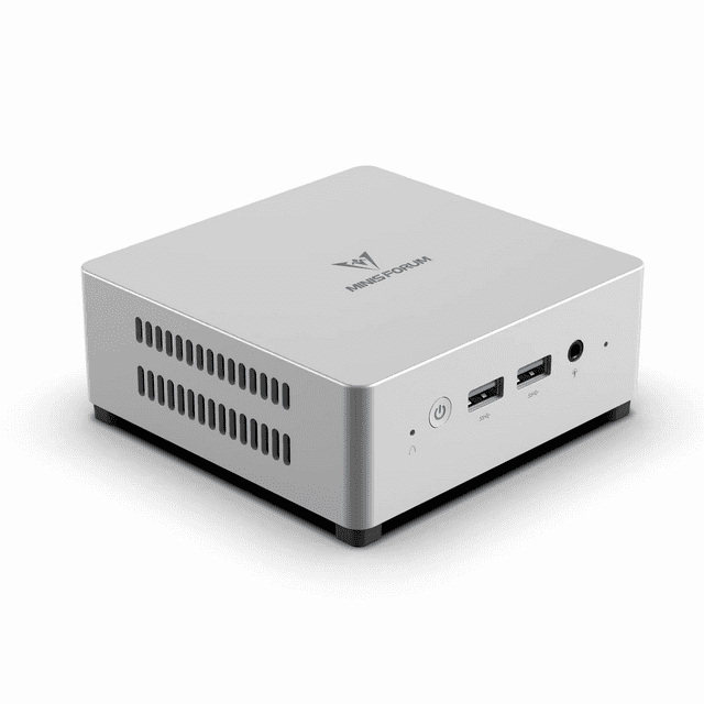 Minisforum UN100L Mini PC / Mini Computer with 16GB RAM & 512GB SSD, 4 Cores/4 Threads(Up to 3.4 GHz)