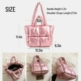 thumbnail image 3 of JennyShop  Large Puffer Tote Bag for Women, Puffy Tote Bag Padded Puffy Tote Lattice Handbags, Fashion Shoulder Bag Puffer Luxury Bags, 3 of 6