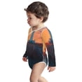 thumbnail image 3 of Xecao Lighthouse At Sunset Coast Print Baby unisex-baby Cotton Long-sleeve Bodysuits-6 Months, 3 of 6