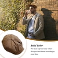 thumbnail image 4 of Gorra de hombre Sonducket estilo británico Vintage ajustable color Marron oscuro, 4 of 6