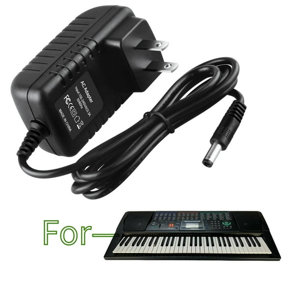 K-MAINS 9V AC DC Adapter Charger Compatible With Concertmate 980 Keyboard Power Supply Cord Mains