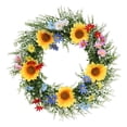 thumbnail image 2 of Spring Wreaths for Front Door,17.7 Inch Handmade Sunflower Wreaths,Artificial Spring Wreaths for Front Door Wall Window Wedding Party Home Hanging Decor, 2 of 6