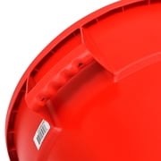 Global Industrial Plastic Trash Can - 32 Gallon Red