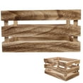 thumbnail image 4 of HAMPPLIES 1Pack Wood Basket Storage Basket with Lid 30X20X16CM for Bathroom, 4 of 8