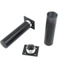 thumbnail image 3 of Patas ajustables de 10 pulgadas para muebles, patas de gabinete de aleación de aluminio, mesa redonda, 3 of 4