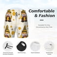 thumbnail image 2 of Kdxio Beekeeper Gnome Holding A Glass Print Men's Swim Trunks with Compression Liner 7 Inch Inseam Quick Dry Swim Shorts, 2 of 5