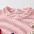 thumbnail image 4 of Gubotare Sweater for Baby Boy Boys Crewneck Long Sleeve Ribbed Pullover Sweaters Knitted Sweater Tops Size 3 6 Months (Pink,3-6 Months), 4 of 7