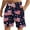 E, variant on WREESH Men's Independence Day Shorts Printed Beach Style Drawstring Summer Casual Navy