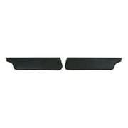 Holley Classic Trucks 05-349 Sunvisors - Vinyl - Black