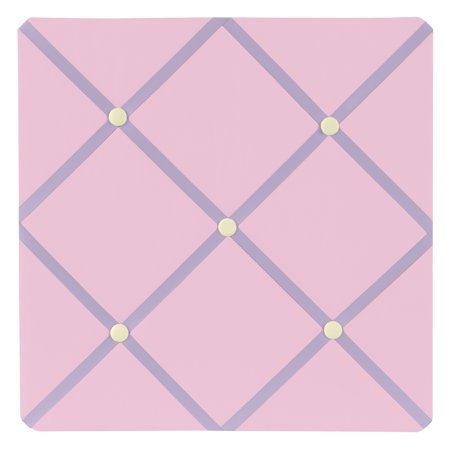 UPC: 0846480007036 | Butterfly Pink and Purple Fabric Memo Board