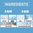 thumbnail image 4 of TIELUTT Epoxy Resin AB Epoxy Structural Ab High Strength DIY 5 Second Nail Glue Stick Precision Glue Applicator Tips Polyurethane Glue Marine Flooring Clear Laminate, 4 of 7