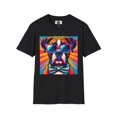 thumbnail image 5 of Boxer Glasses Pop Art Unisex Softstyle T-Shirt, 5 of 10