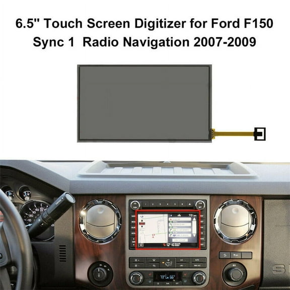 Touch Screen Glass Digitizer 6.5" Radio Navigation Replacement For Ford Sync-1