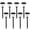 black-8pack, variant on Solar Outdoor Pathway Lights Matt Black Stainless Steel Painted LED Lights for Garden Landscape Path Yard Driveway (black-8pack)