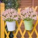 thumbnail image 5 of Ramo de hortensias artificiales de 5 puntas, ideal para bodas y arreglos de suelo. 7 cabezas por tallo en blanco, amarillo, rosa, beige, caqui, morado y rojo., 5 of 6