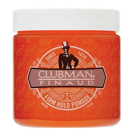 Barber Hair Tools Clubman Pinaud Pomade Firm Hold 16oz -
