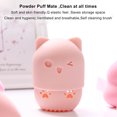 thumbnail image 4 of Porte-Éponge de Maquillage Forme de Chat Mignon Design Creux pour Beauté Étui de Voyage Portable Respirant, 4 of 7