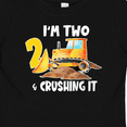 thumbnail image 4 of Inktastic I'm 2 and Crushing It Construction 2nd Birthday Boys or Girls Baby T-Shirt, 4 of 5