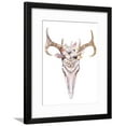 thumbnail image 1 of Bohemian Deer Skull  Western Mammal Watercolor, Animals Framed Art Print Wall Art by Kris_art Sold by Art.Com, 1 of 5